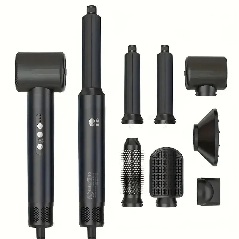 Tinsol 7-in-1 Hair Styler – Brushless Ionic Dryer mit Diffusor & Stylingaufsätzen