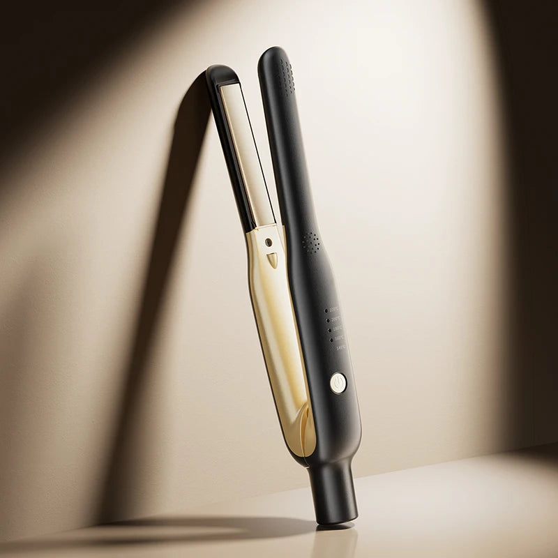2-in-1 Mini Hair Styler – Glätteisen & Curler für Reisen