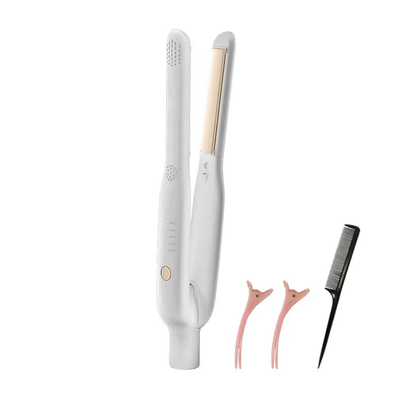 2-in-1 Mini Hair Styler – Glätteisen & Curler für Reisen