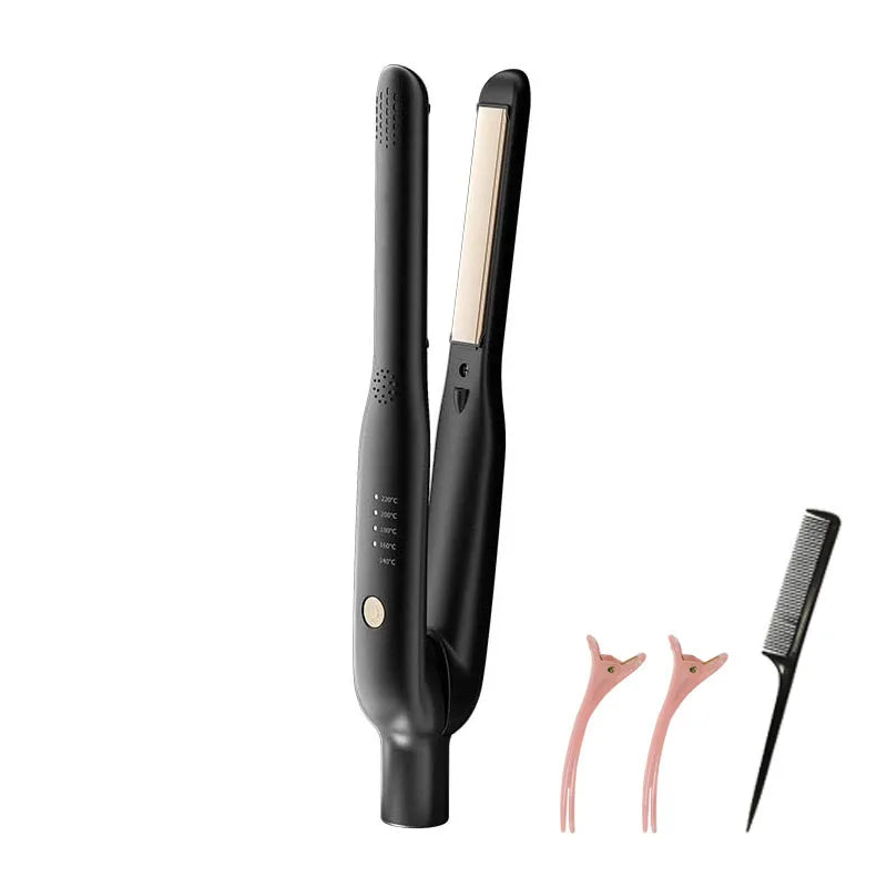 2-in-1 Mini Hair Styler – Glätteisen & Curler für Reisen
